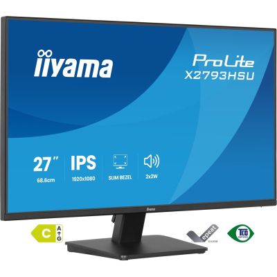 2. iiyama ProLite X2793HSU-B1 computer monitor 68.6 cm (27") 1920 x 1080 px Full HD LED Black