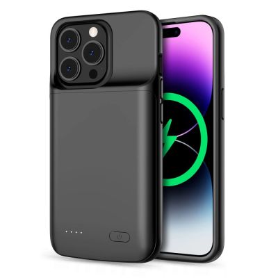 6. Tech-Protect PowerCase for iPhone 14 / 14 Pro with 4800mAh Powerbank - Black