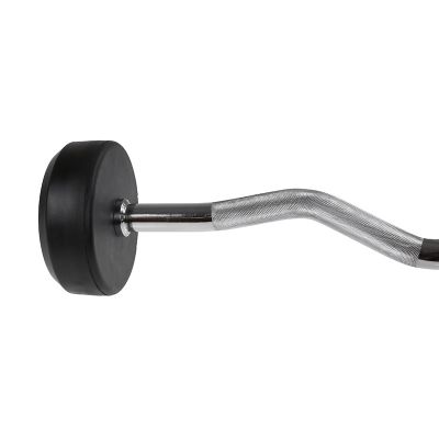 31. Rubber-coated barbell/curl bar HMS GSL-50 50 kg