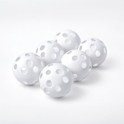 5. Vinex VPPB-S70S6 W floorball balls HS-TNK-000009125 set of 6 pcs.