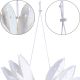 5. DECORATIVE STAR SNOWFLAKE HANGING PAPER 50CM WHITE