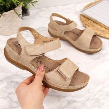 Velcro sandals eVento W EVE223A beige