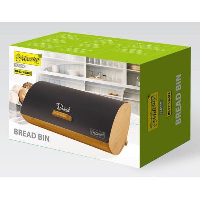 13. Bread box MR-1775-BLACK MAESTRO