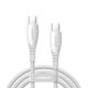 Joyroom S-A59 Vibrant Series 60W USB-C - USB-C Cable 1.2m - White