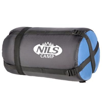 11. NILS CAMP NC2012 Sleeping Bag, Black-Navy Blue