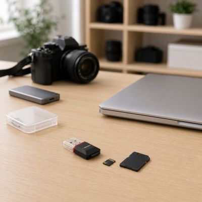 8. Esperanza EA134K Card Reader (External; MicroSD, MicroSDHC)