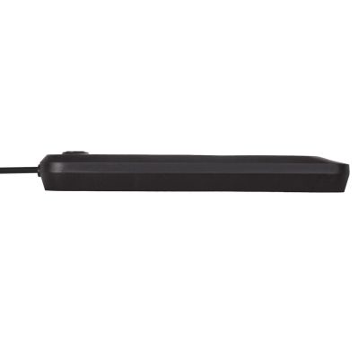 2. MACLEAN POWER STRIP, EXTENSION CORD, 5 OUTLETS + 3XUSB, 110-240V AC 50/60HZ, 2.1A MAX 2500W, 1.5M, BLACK MCE395 B