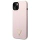 2. Guess Silicone Triangle Case for iPhone 14 6.1" - Purple
