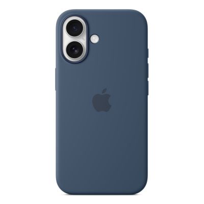 3. Apple iPhone 16 Silicone Case with MagSafe - Denim