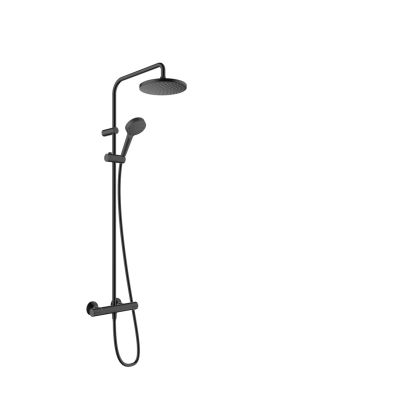 2. HG Vernis Blend thermostat with tap head - Ø200mm matt