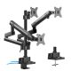 6. Maclean MC-811 desk mount for 3 monitors (desktop; 17" - 27"; max. 20kg)