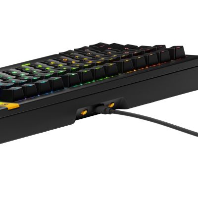 4. Glorious PC Gaming Race GMMK 3 HE Prebuilt USB Keyboard QWERTY US English Black