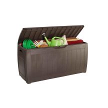 Keter Hollywood Rectangular Storage Box Brown