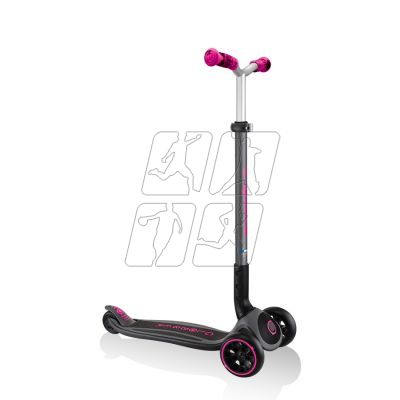 14. Globber Master Prime 3-Wheel Scooter / Black - Neon Pink 664-110