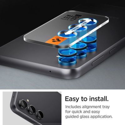 11. Spigen Glas.tR EZ Fit Optik Camera Protector for Samsung Galaxy S23 FE - Black 2 pcs.