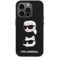 3. Karl Lagerfeld Silicone Karl&Choupette Head case for iPhone 15 Pro Max - black