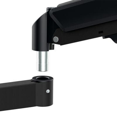 26. MACLEAN 3-Monitor Mount, Gas Spring, 17"-27", 2-8KG, Black MC-137