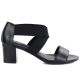 2. Women's black Jezzi RMR1954-27 strappy sandals
