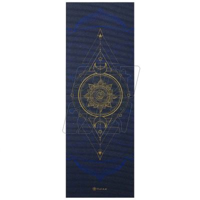 2. Double-sided yoga mat Gaiam Sun and Moon 6mm 63419