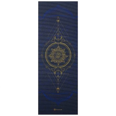 2. Gaiam Sun and Moon double-sided yoga mat 6mm 63419
