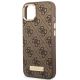 6. Guess GUHMP14MU4GPRW iPhone 14 Plus 6.7 "brown / brown hard case 4G Logo Plate MagSafe