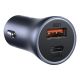 4. Baseus Golden Contactor Pro car charger USB-C / USB-A 40W PD QC 4+ SCP FCP AFC + cable - gray