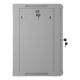 5. Lanberg 19" 12U 600X450 gray wall-mounted RACK installation cabinet with perforated doors (flat pack)