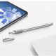 12. Baseus Golden Cudgel ACPCL-0S double-sided stylus for tablets, phones with gel pen - silver