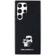 3. Karl Lagerfeld Silicone Karl&Choupette Metal Pin case for Samsung Galaxy S24 Ultra - black