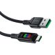 3. Acefast C7-04 USB-A USB-C 60W 1.2m cable with display - black