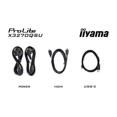 25. iiyama ProLite X3270QSU-B1 monitor 81.3 cm (32") 2560 x 1440 px Wide Quad HD LED Black