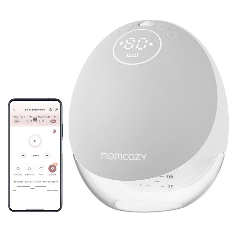 4. Momcozy M9 Breast Pump - Single (Gray)