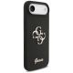 4. Guess Silicone Big 4G Script case for iPhone Air - black