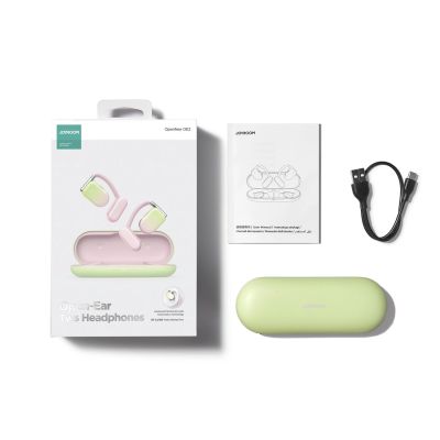 8. Joyroom Openfree JR-OE2 TWS wireless headphones - pink