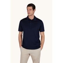 Paul&Shark Men's Cotton and Lyocell Polo Shirt Navy Blue (25411283-13)