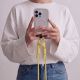 2. Tech-Protect C5SD Rope CrossBody Phone Lanyard - Yellow