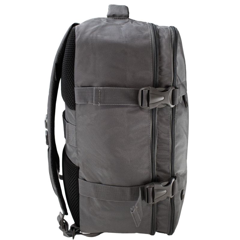 5. Graphite Airplane Backpack with Laptop Compartment SEMI LINE