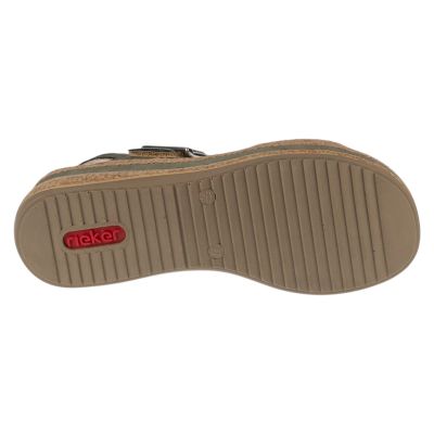 4. Rieker Sandals V0951-54 Green 37