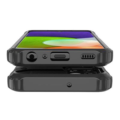 5. Hybrid Armor Case Tough Rugged Cover for Samsung Galaxy A22 4G golden