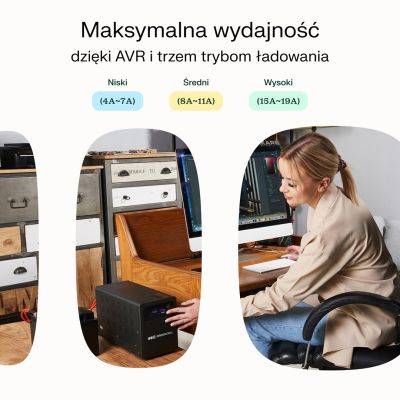 10. UPS Greencell PowerCore 2000VA 1200W AVR 24VDC LCD