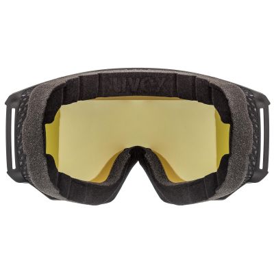 Uvex Athletic CV women's/men's ski goggles, sports snowboard goggles, black (55/0/527/2231)