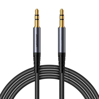 Joyroom stereo audio cable AUX 3.5 mm mini jack 1.2m black (SY-A08)