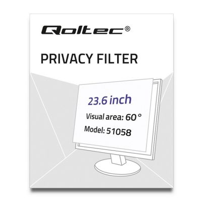2. Qoltec 51058 screen filter for 59.9 cm (23.6") Monitor