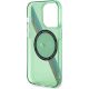 7. BMW M Tricolor Stripes MagSafe case for iPhone 15 Pro - green