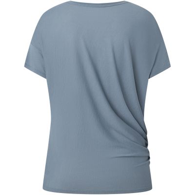 Women's Short-Sleeve SUPER.NATURAL Yoga Losee Tee, Grey