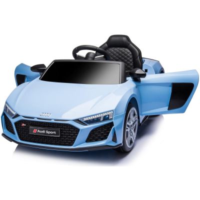 12. BATTERY-POWERED CAR LICENSE AUDI R8 SPYDER BLUE