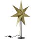 6. DECORATIVE STAR WITH LED ILLUMINATION, height: 65CM, CHAMPAGNE