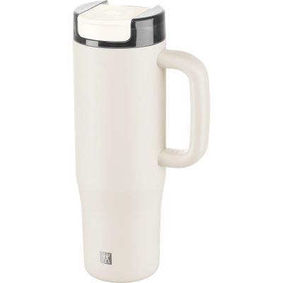 ZWILLING THERMO PLUS Insulated Tumbler with Straw – 900 ml, Cream