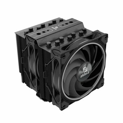 4. Akasa SOHO H7 Processor Air Cooler 12cm Black 1 pc.