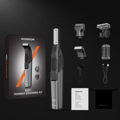 9. MAXGROOM M-319 multifunctional trimmer with replaceable tips - black